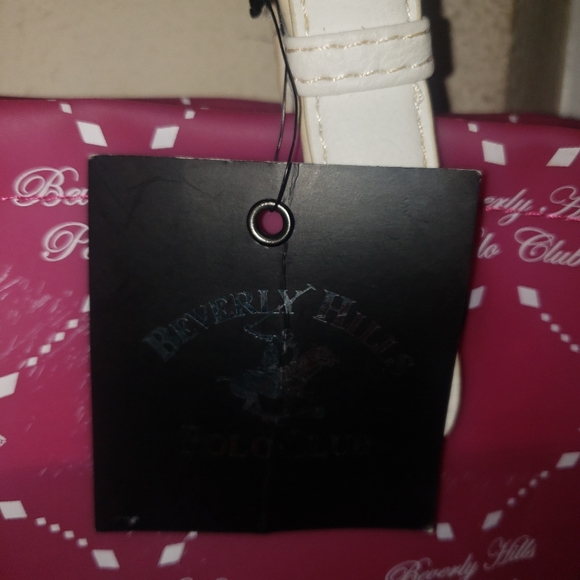 BEVERLY HILLS POLO CLUB RUBBER TOTE NWT. - Picture 3 of 6